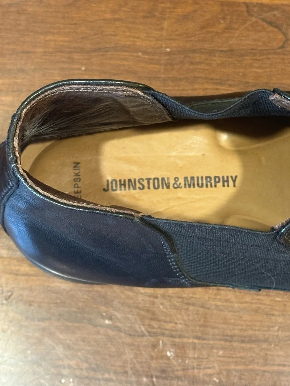 Johnston & Murphy Macomb Black Leather Chelsea Boots J&M FLEX 9.5 M Brazil